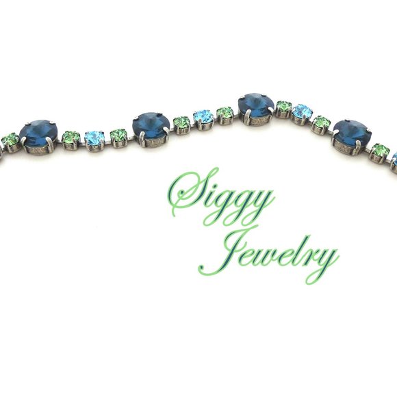 Equilibrium Bracelet Made with Genuine Austrian Crystals, Assorted Finishes - Picture 6 of 8